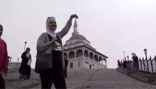 Kıble Dağı'ndaki camiye Arap turist ilgisi - RİZE