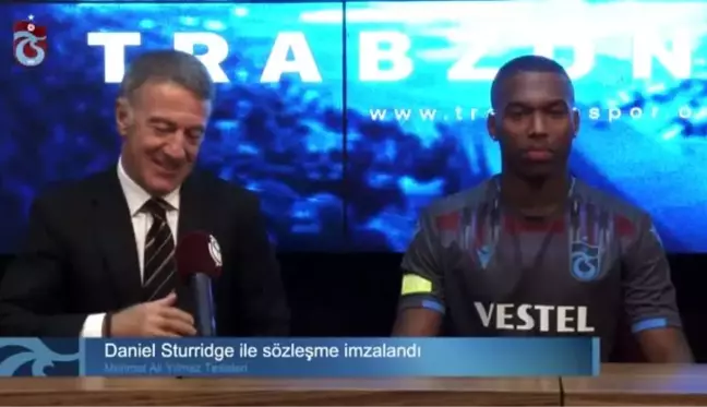 Trabzonspor, Daniel Sturridge için imza töreni düzenledi