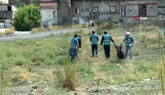 Denetimli serbestlik yükümlüleri tarihi mekanları temizledi