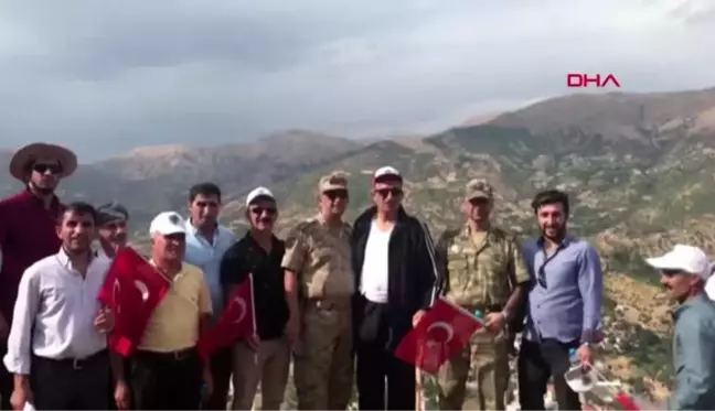 Hakkari şemdinli'deki 2071 rakımlı goman dağı'na zafer yürüyüşü