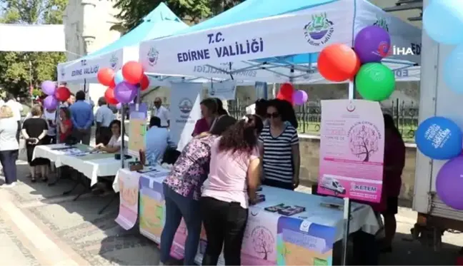 Edirne'de 'Halk sağlığı sokağı' açıldı