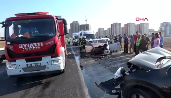 Tekirdağ otomobille cip kafa kafaya çarpıştı 1 ölü, 3 yaralı