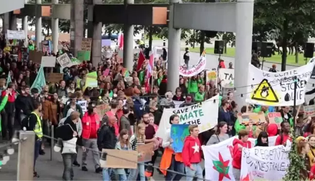 Hollanda'da iklim protestosu