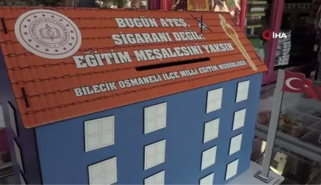 Veliler sigara paralarını okula bağışladı