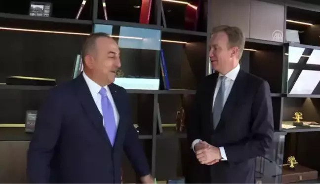 Çavuşoğlu, Dünya Ekonomik Forumu Başkanı Brende'yi kabul etti