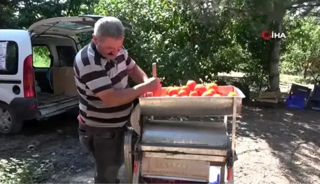 Tokatlı buluşu ile domates salçası yapımını kolaylaştırdı