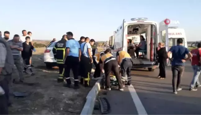 Tekirdağ'da trafik kazası: 8 Yaralı