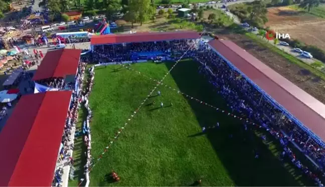 Manisa'nın başpehlivanı Nedim Gürel oldu