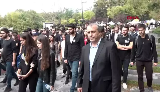 İstiklal caddesi'nde öldürülen halit ayar için sessiz yürüyüş