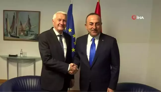 Bakan Çavuşoğlu, Avrupa Konseyi Eski Genel Sekreteri Jagland ile Görüştü