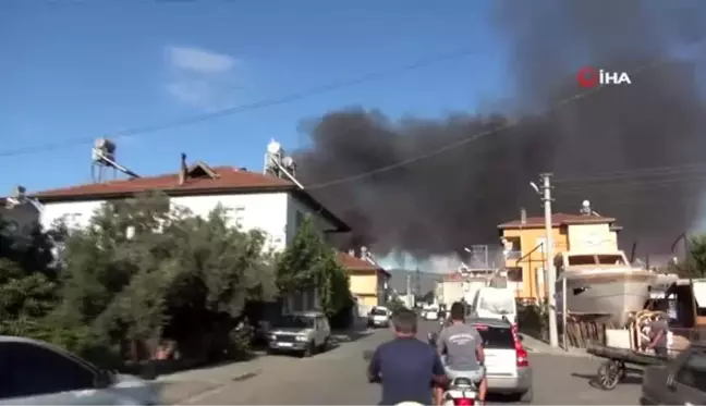 Fethiye'de korkutan yangın