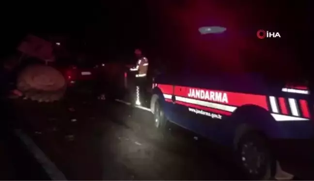 Kırıkkale'de 4 araçlı zincirleme trafik kazası: 1 ölü, 1 yaralı