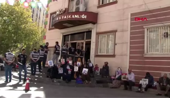 Diyarbakır hdp önündeki eylemde 36'ncı gün