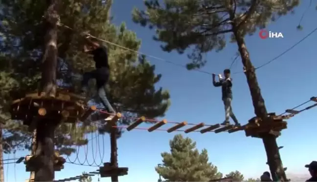 Adrenalin tutkunlarının yeni adresi 'Macera Parkı'