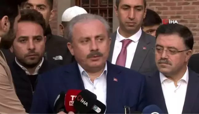TBMM Başkanı Mustafa Şentop, sabah namazı sonrası açıklamalarda bulundu