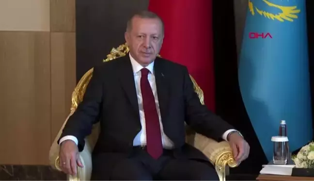 Erdoğan, kazakistan'ın kurucu cumhurbaşkanı nazarbayev ile görüştü