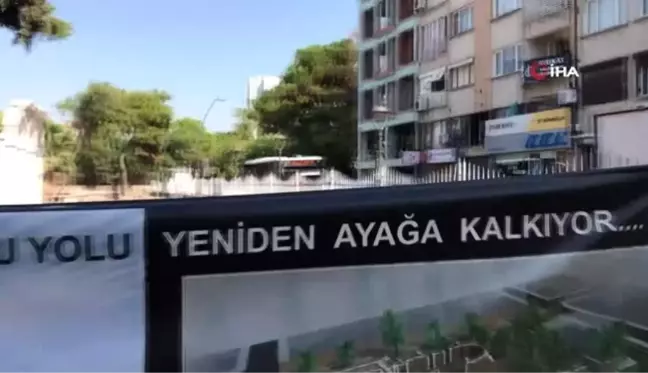 Thyateira'da 'Roma Caddesi'nin sütunlarının restorasyon çalışmalarında ikinci aşamaya geçildi