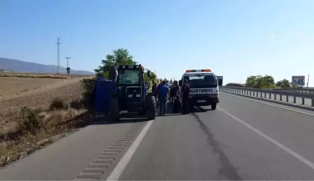 Amasya'da trafik kazası: 2 yaralı