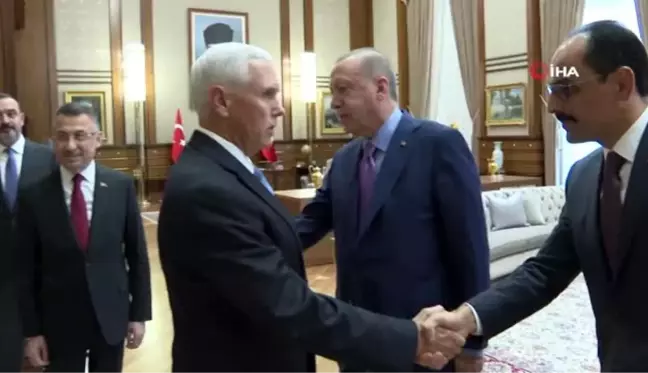 Cumhurbaşkanı Erdoğan Pence'i kabul ediyor