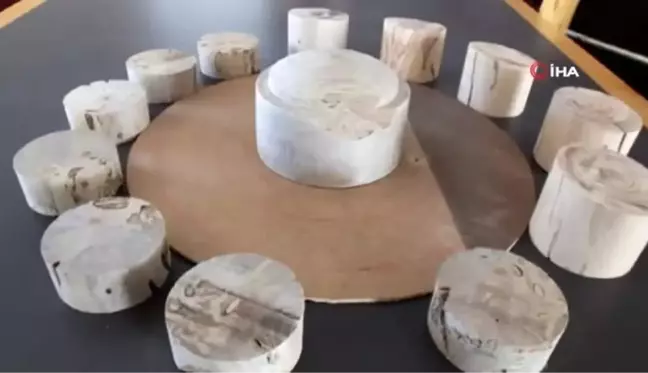 Balıkesirli mühendis zeytin ağaçlarını sanat eserine dönüştürüyor