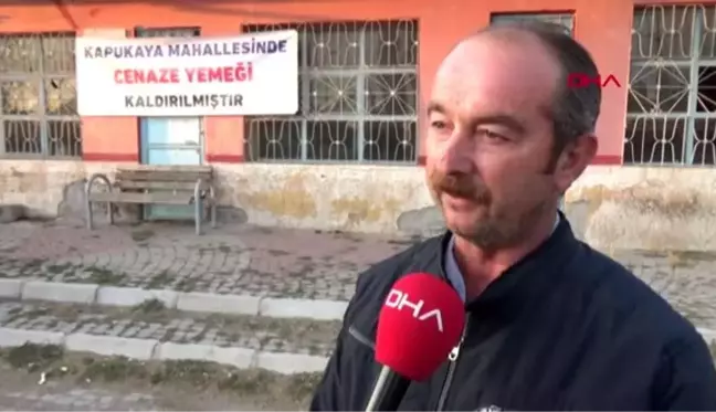 Kayseri mahallede cenaze yemeği uygulaması 'maliyet' nedeniyle kaldırıldı