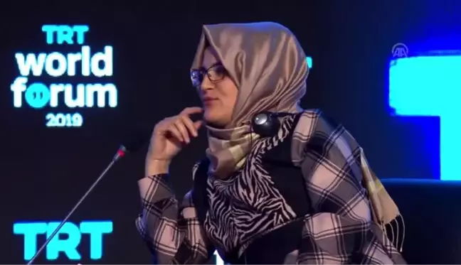 TRT World Forum 2019 - Cemal Kaşıkçı'nın nişanlısı Hatice Cengiz (3)