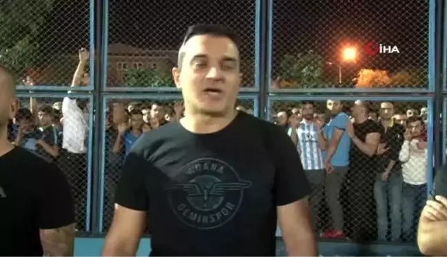 Adana Demirspor taraftarları tesislere akın etti