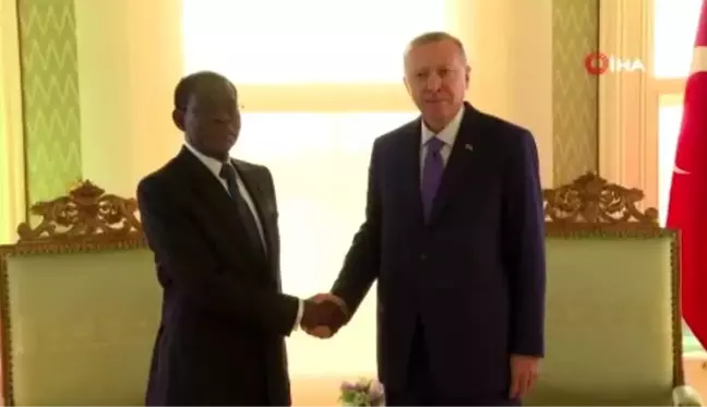 Cumhurbaşkanı Erdoğan, mevkidaşı Mbasogo'yu kabul etti