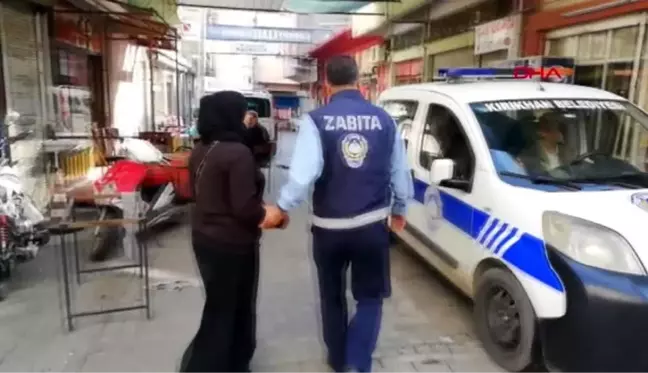 Hatay kırıkhan zabıtasından dilenci operasyonu