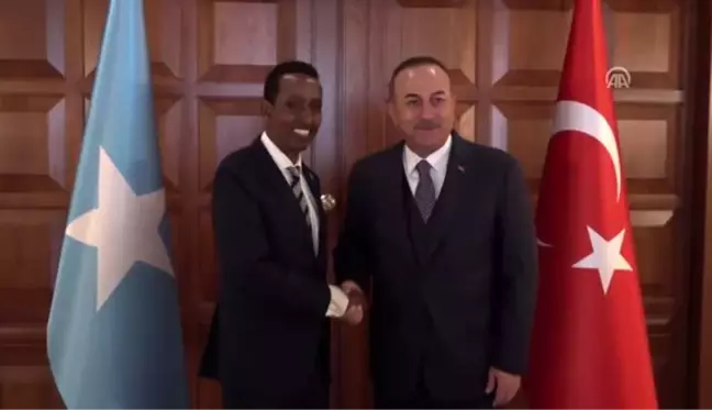 Çavuşoğlu, Somali Dışişleri ve Uluslararası İş Birliği Bakanı Avad ile görüştü