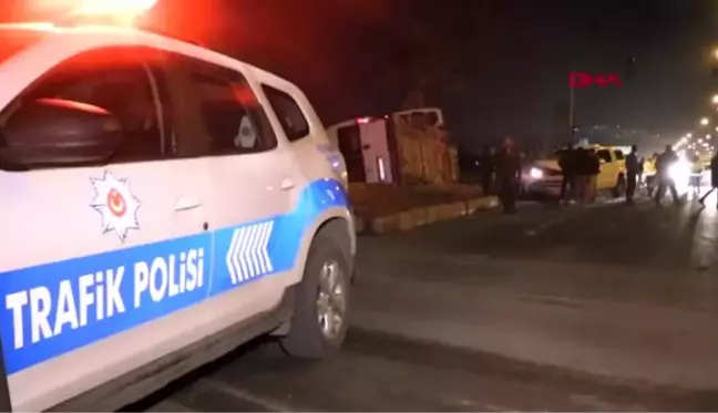 Mardin'de polis aracı ile minibüs çarpıştı 2'si polis, 7 yaralı