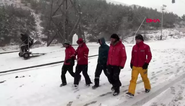 Erzurum beyaza bürünen palandöken, yeni sezona gün sayıyor