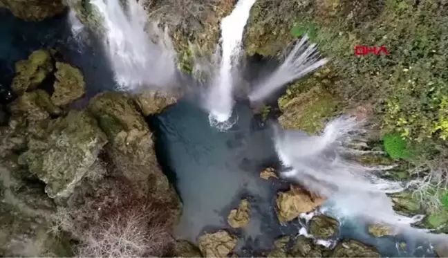 Konya yerköprü şelalesi bölgesinde çökme riski