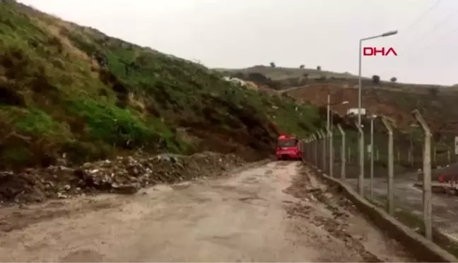 Manisa uçurumda mahsur kalan işçiyi itfaiye kurtardı