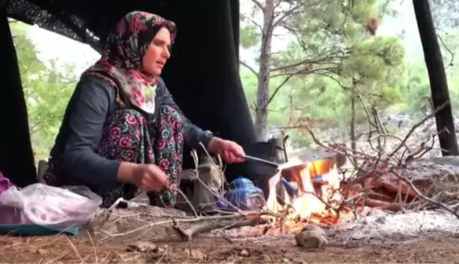 Yörük Songül Uçar'ın en büyük mutluluğu keçilerinin karnının doyması (2)