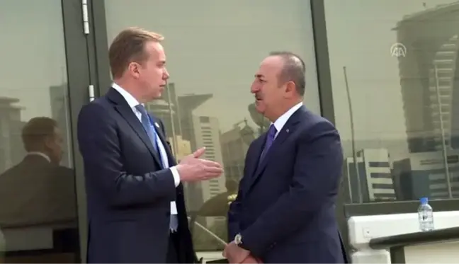 Çavuşoğlu, Dünya Ekonomik Forumu (WEF) Başkanı Borge Brende ile görüştü