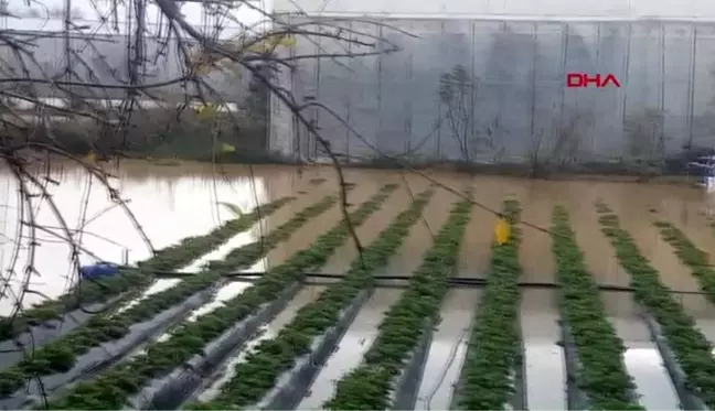 Mersin'de sağanak yağmur hayatı felç etti