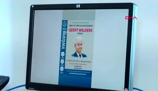 Erzurum geert wilders konulu karikatür yarışması