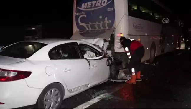 Anadolu Otoyolu'nda trafik kazası: 3 yaralı