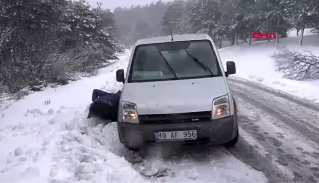 Balıkesir kazdağları'nda zincirsiz araçlara izin yok