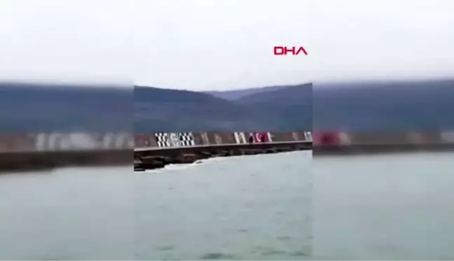 Amasra'da dev dalgalar oluştu