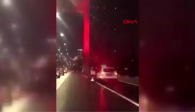 Fırtınada sürücü dayanışması; motorculara böyle yardım ediyorlar