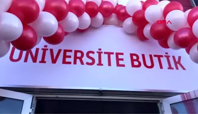 Kars'ta türk kızılay üniversite butik evi açıldı