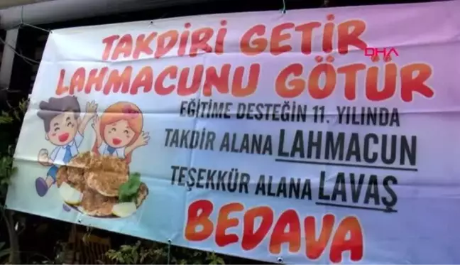 Takdir getirene lahmacun bedava