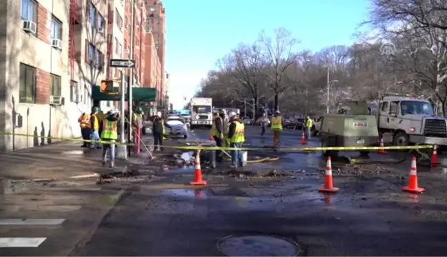 New York'ta ana su borusu patlaması