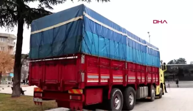 Tekirdağ çerkezköy'ün depremzedelere yardımı yola çıktı