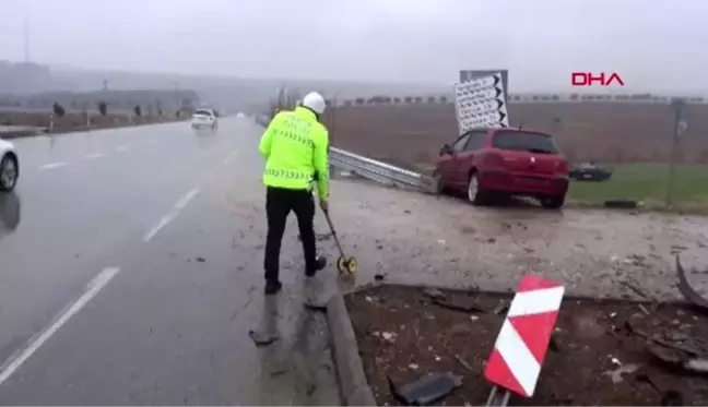 Adıyaman'da iki otomobil çarpıştı: 1 ölü, 3 yaralı