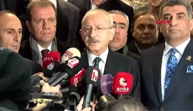 Kılıçdaroğlu, açıklama yaptığı sırada deprem oldu