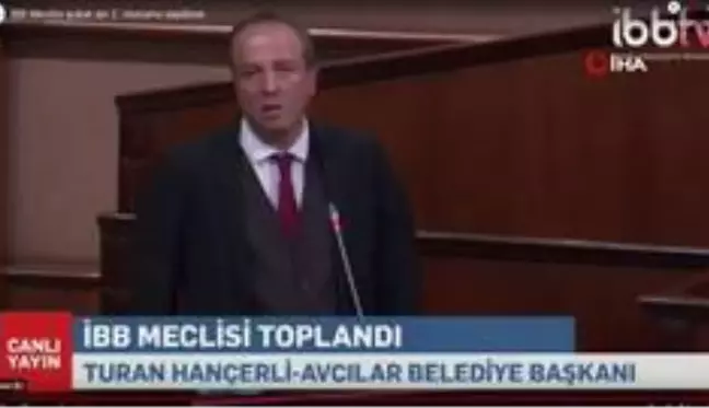 Başkan Hançerli'den İBB Meclisine imar planı tepkisi