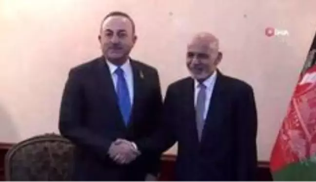 Bakan Çavuşoğlu, Afganistan Cumhurbaşkanı Gani ile görüştü